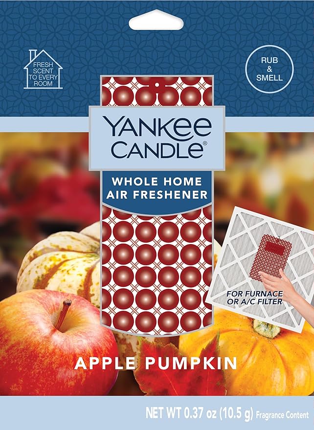 Yankee Candle Whole Home Air Freshener Variety Pack (Midsummer's Night Sparkling Cinnamon Apple Pumpkin &amp Sicilian Lemon) (3ea / Pack of 12)