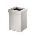 Gatco Small Bathroom Trash Can With Lid Square 3 Gallon Stainless Steel Wastebasket Under Sink Satin Nickel For Bathroom Bedroom Office (1914)