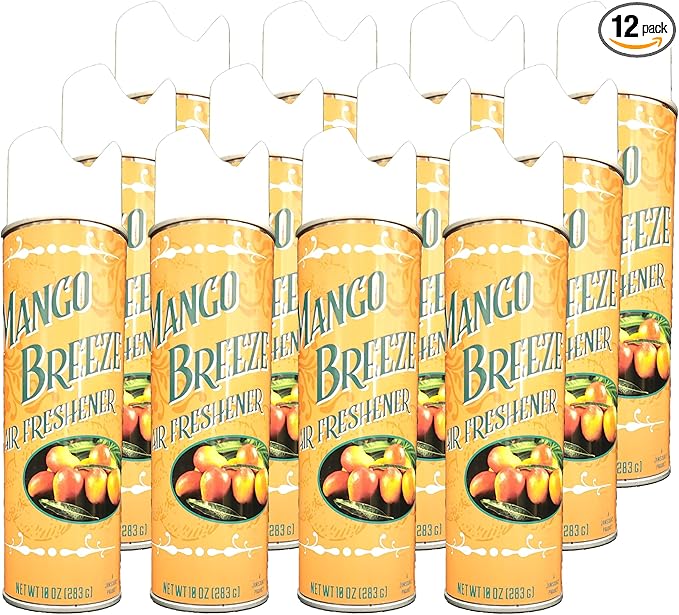 JaniSource Mango Breeze Air Freshener 10 oz Aerosol (12 Case of 12)