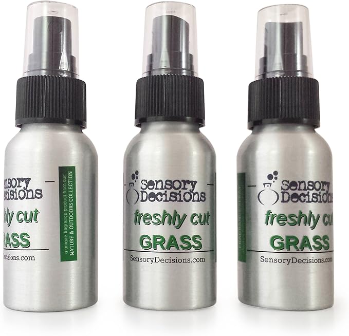 Fresh Cut Grass Spray - Concentrated Freshly Cut Grass Room Spray - Cut Grass Scent by Sensory Decisions (3 bottles)