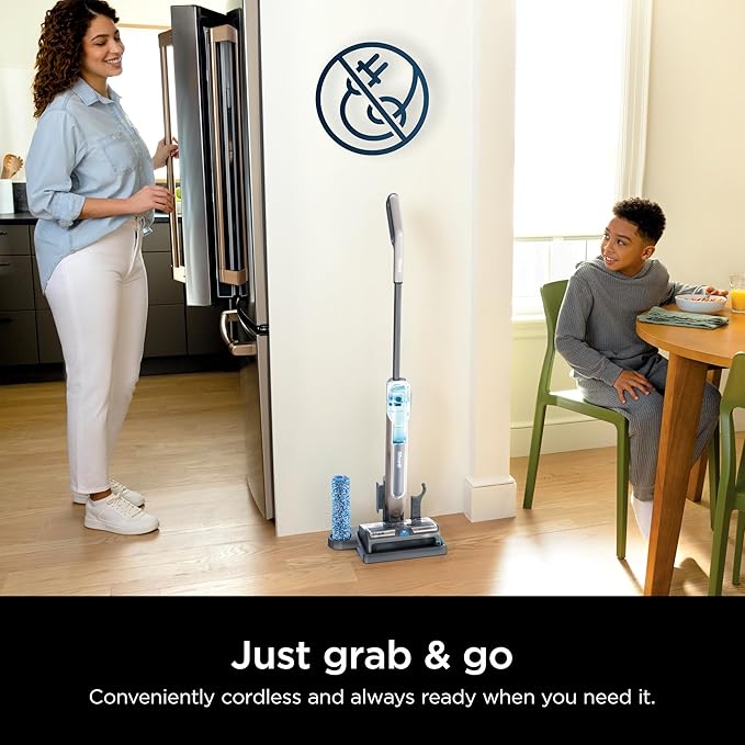 Shark HydroDuo with Dirt-Reveal Technology Cordless Everyday Hard Floor Cleaning System Wet &amp Dry Debris Pickup Mops &amp Scrubs All at Once Hardwood Tile Laminate &amp Stone Stone Metal