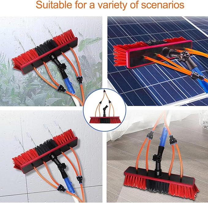 Cleaning Brush Window Cleaning PoleSolar Panel Cleaning EquipmentTelescopic Window Washing EquipmentWater Fed Window Cleaning Pole for Outdoor High Window