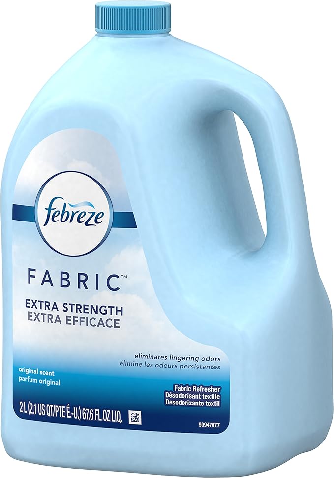Febreze Air Freshener Extra Strength Fabric Refresher Refill Air Freshener Original Scent 67.6oz