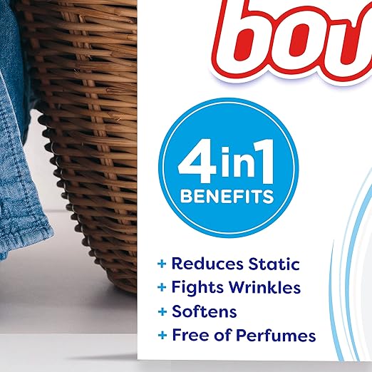 OxiClean Versatile Stain Remover + Bounce Free &amp Gentle Unscented Dryer Sheets