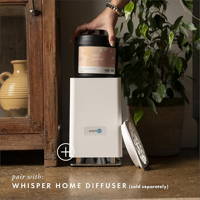 ScentAir Whisper Home Monthly Plug-in Refill Fragrance Cartridge for Home and Office Asian Garden