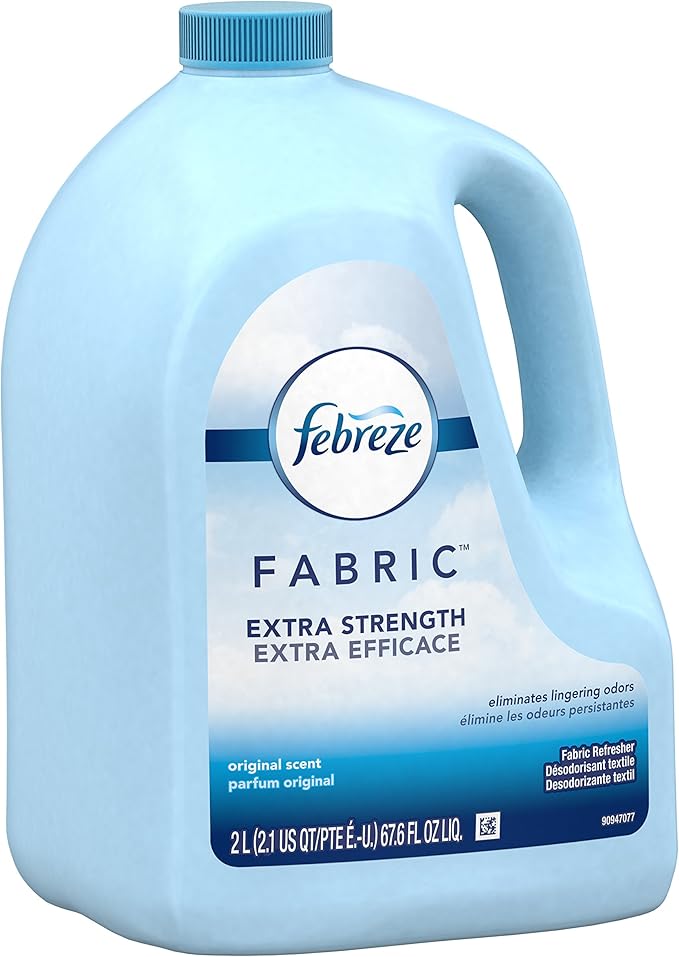 Febreze Air Freshener Extra Strength Fabric Refresher Refill Air Freshener Original Scent 67.6oz