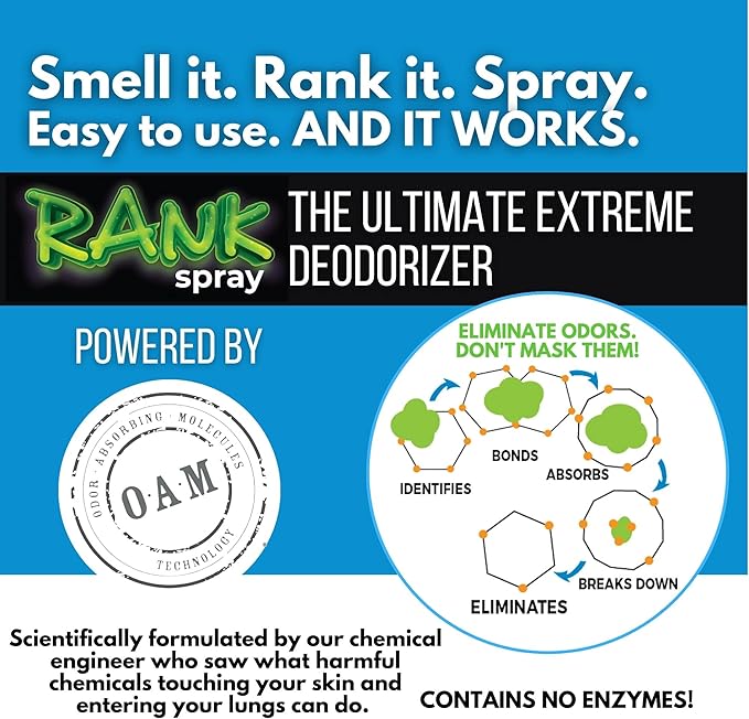 Sports Odor Eliminator: Banish Body &amp Sweat Odor From Sports Gear Yoga Mats Gym Bag Shoes Helmets Cleats etc! Safe Boxing Glove Spray &amp Hat Deodorizer - 2 16 oz Unscented Bottles