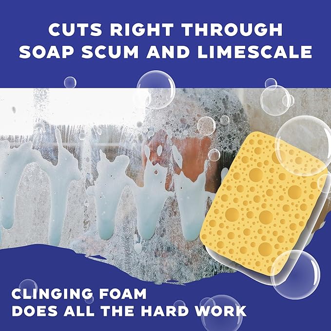 Don Aslett Showers and Stuff (32 Oz Spray Bottle Pack of 2) Hard Water Stains and Soap Scum Remover | Cleans Bathroom Rust Grout Tile Lines Fiberglass Tub Glass Shower Door Surfaces