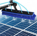 Water Fed Pole Kit 26 FT Length Adjustable Solar Panel Window Cleaning Brush and Pole 4-26ft Aluminium Pole Window Washing Kit for Cleaning Windows Solar Panels and Roof