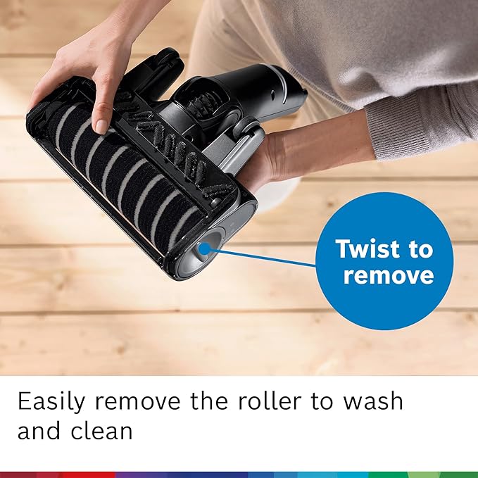 Bosch Original Accessory BHZUNGHFUC Hard Floor Soft Brush for Unlimited Cordless Vacuum Cleaners Helps Protect Delicate Hardwood and Parquet