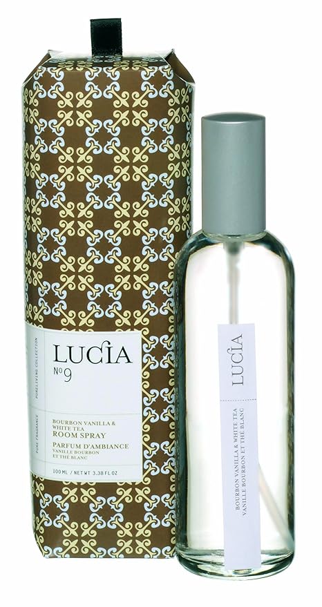Lucia No 9 Room Spray Bourbon Vanilla and White Tea 3.38 Ounce