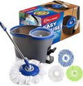 SIMPLI-MAGIC 79229 Spin Including 3 Mop Heads Regular Blue/Grey