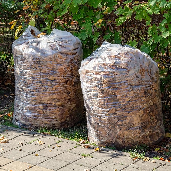 13 Gallons Kitchen Garbage Bin Liner Clear Trash Bags 150 Counts 6 Rolls