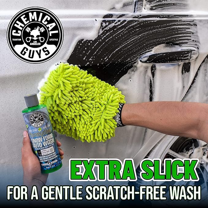 Chemical Guys 8-Piece Arsenal Builder Car Wash Kit - Includes Bucket Dirt Trap Lid Wash Mitt Air Fresheners &amp (3) 16 oz Car Care Chemicals Complete Cleaning Kit for Trucks SUVs &amp More