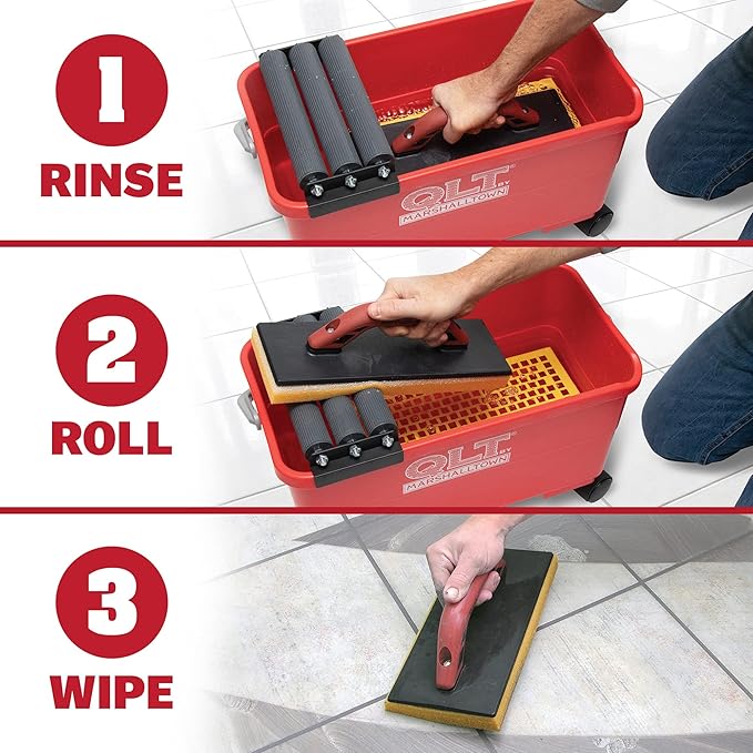 QLT By MARSHALLTOWN Grout System Flooring Tiling DuraSoft Handle DGS91