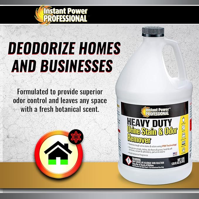 Instant Power Professional Heavy Duty Urine Stain &amp odor Remover 128 Fl Oz
