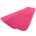 Zwipes Professional Premium Microfiber Smooth Wet Scrubbing Replacement Mop Pads 18 inch 3-Pack Red