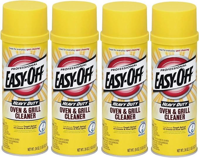 Easy-Off Professional Oven &amp Grill Cleaner 24 oz (Pack of 4)