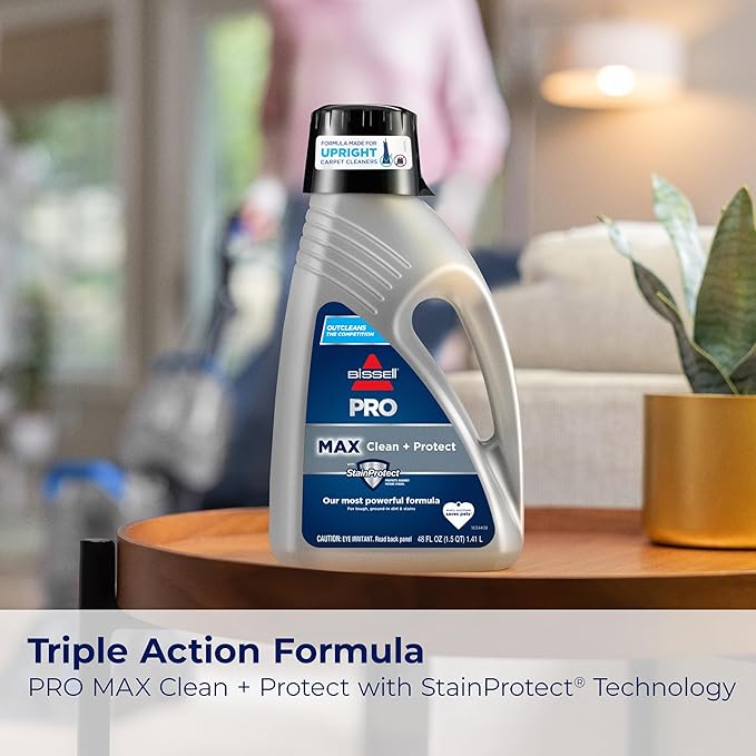 BISSELL TurboClean Upright Carpet Cleaner Pro Max Clean &amp Protect + Oxy Urine Eliminator Formula Included 3952