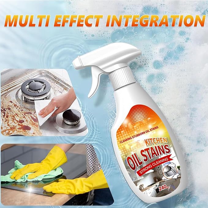 FIELL Heavy-Duty Kitchen Degreaser Foam Cleaner Clean Kitchens Up Kitchen Oil Stains Heavy Oil Stain Cleaner Kitchens Degreaser Clean Heavy Duty Multi Functiona Foam Cleaning Spray (3PC)