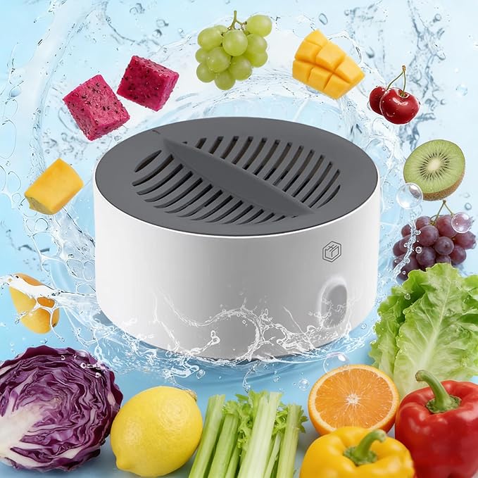 Vegetable Cleaner &amp Home Wash| Advanced Electrolysis Purifier for Fresh Fruits Veggies &amp Seafood | Easy 3-Minute Clean | Compact &amp Stylish Kitchen Essential (1Pcs)