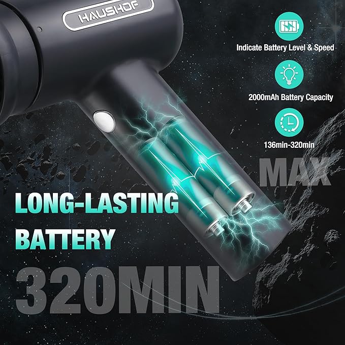 HAUSHOF Electric Spin Scrubber Cordless Dish Scrubber Brush with 8 Replaceable Heads &amp 3 Speeds Power Scrubber Electric Scrubber for Cleaning Kitchen Sink Bathroom Knife Sharpener Included