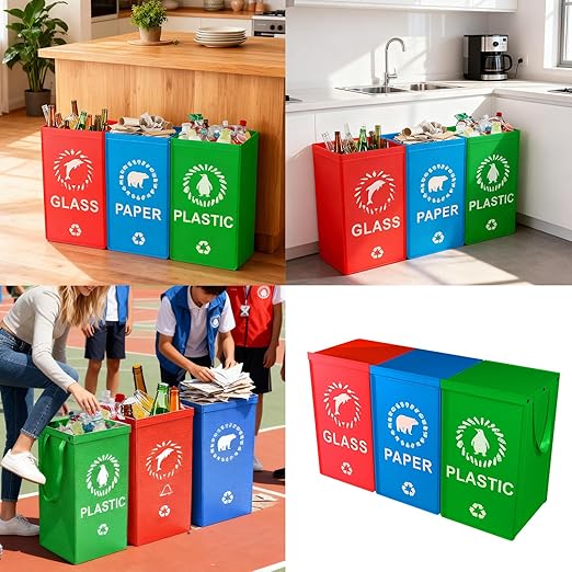 Large Open Trash Bag Leakproof Design Efficient Waste Disposal Bag Organization Bags for Garbage Collection Home Use Trash Bags