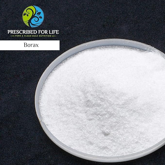 Prescribed For Life Borax Powder Household Laundry Booster Slime Activator &amp Multipurpose Cleaning Powder All Natural Sodium Borate (1kg / 2.2lb)