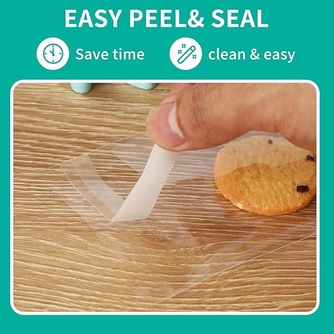 iMailer - 1000 Pcs - 5 x 7 Resealable Cellophane Bags- Self Sealing Clear Cello Bags for A2 A4 A6 Cards &amp Envelopes Photo Prints Candies