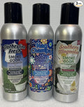 Smoke Odor Exterminator 198 gm/ 7 oz Large Spray Clothesline Fresh Set of Three Cans. Assortment (3) Includes Clothesline Fresh Southern Magnolia &amp Nag Champa.