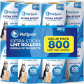PetLovers Extra Sticky Lint Roller Mega Value Set for Pet Hair Removal Dog and Cat Lint Remover (8 Pack Refills)