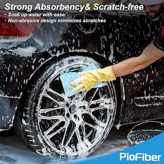 Shop Towels – 150 Pack Edgeless Microfiber Cleaning Cloths Reusable Lint-Free Towels for Garage Car Detailing Kitchen &amp Glass – Ultra Absorbent Quick Dry Rags 12x12