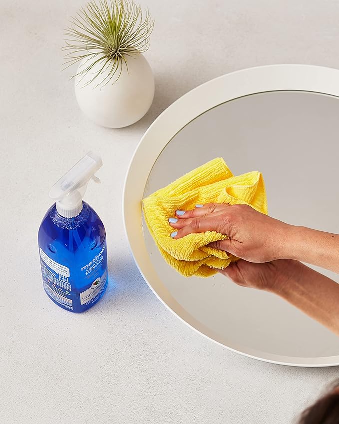 Method Glass Cleaner Spray Mint Ammonia Free Solution Mirror &amp Window Cleaner - Great for Indoor &amp Outdoor Glass Surfaces 28 oz Spray Bottles (Pack of 8)