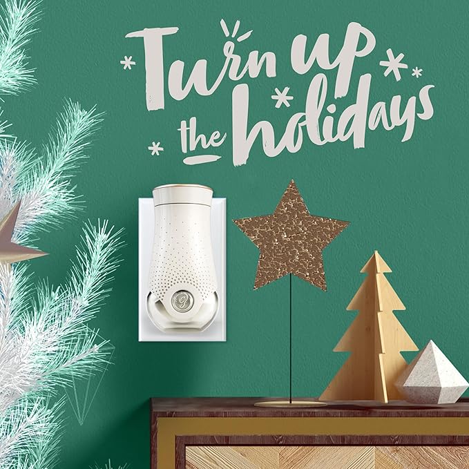 Glade PlugIns Refills Air Freshener Scented and Essential Oils for Home and Bathroom Twinkling Pine &amp Cedar 4.69 Fl Oz 7 Count