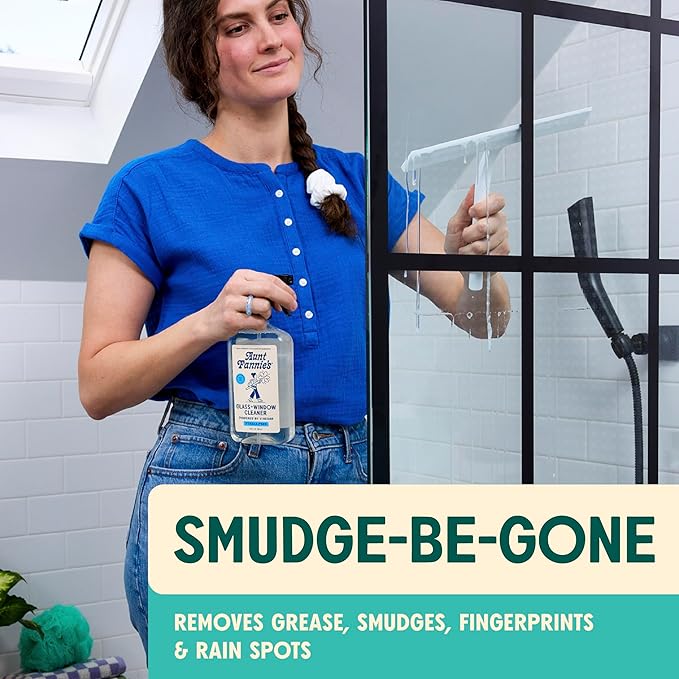Aunt Fannie's Whole Home Cleaning Bundle: All Purpose Spray Floor Cleaner Glass &amp Window Cleaner Multi-Surface Wipes Carpet Refresher