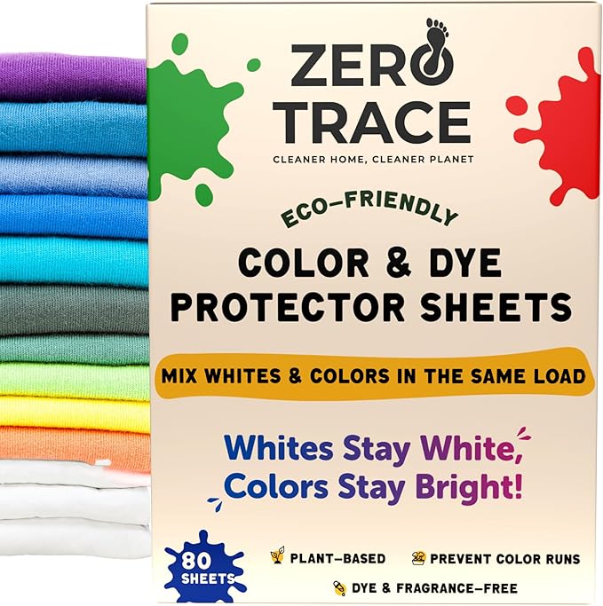 Zero Trace Color Catcher Sheets and Fresh Scent Laundry Bundle