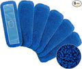 Matthew 36'' Microfiber Loop Dust Mop Washable Commercial&ampResidential Heavy Duty Mop Head Replacement Premium Absorbent Industrial Dust Mop Refill Pads for Hardwood OfficeGarage and Hotel -6Pack