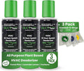 HVAC Air Deodorizer &amp Mold Treatment Fogger 3-Pack with 3 Scented O-Ring Pads | Air Duct Freshener for HVAC &amp AC Vents | Plant-Based Thymol Fogger for Home Car &amp Commercial Spaces