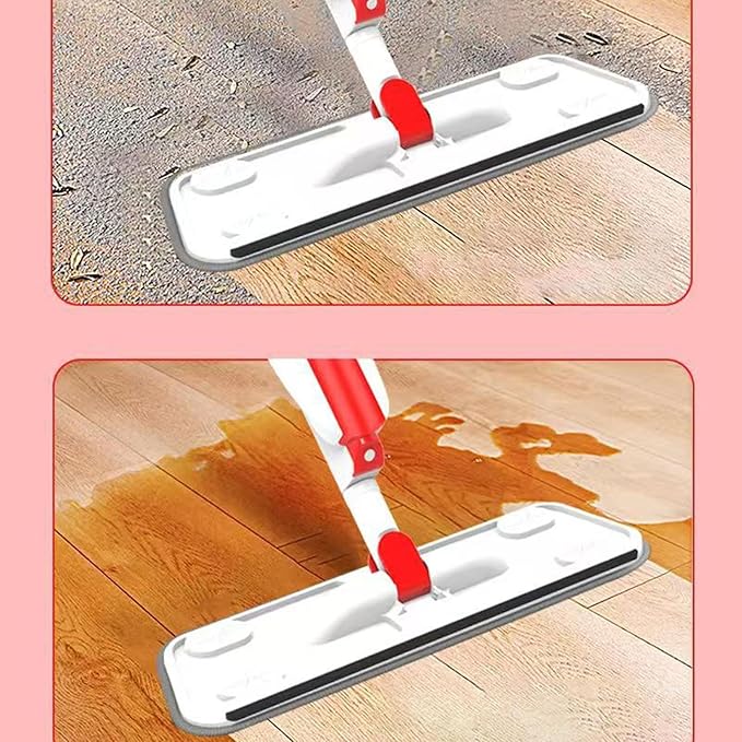 Spray Mop Cleaner PP Stainless Steel Multifunctional Floor Cleaning Tool with Precision Contactless Spray Design Easy Use Mop for Kitchen Office
