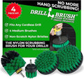 Kitchen Drill Brush Set - Drill Powered Cleaning Tools for Stainless Steel Sink Copper Sink Stove Top Oven Pots Pans &amp Cabinets - Pot Scrubber - Air Fryer Cleaning Brush Set- Stove Cleaner K