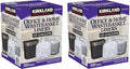 Kirkland Signature 10 Gallon Clear Wastebasket Liner 2 Pack (500 Bags)