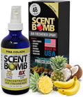 Scent Bomb Pina Colada Air Freshener Spray Long-Lasting Odor Eliminator for Home &amp Car