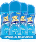 Snuggle Scent Shakes in-Wash Scent Booster Beads Blue Sparkle 9 Ounce (Pack of 4)