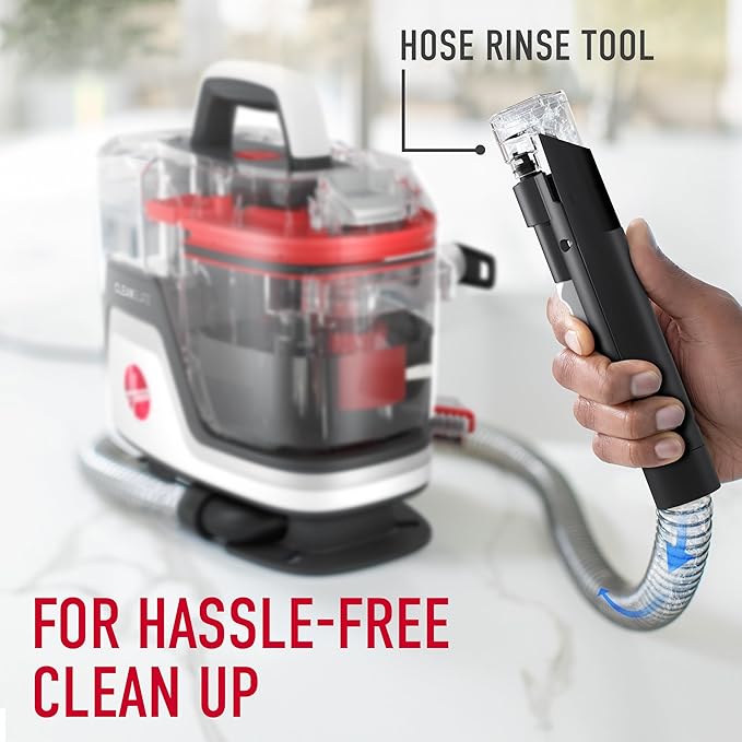Hoover CleanSlate Plus Portable Carpet + Upholstery Spot Cleaner Machine Powerful Suction with Versatile Tools Pet Stain Remover Car and Auto Detailer &amp CleanSlate Car Interior Cleaning Tool Ki