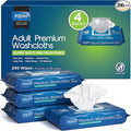 Inspire Adult Wet Wipes Wash Cloths | Adult Wipes for Incontinence &amp Cleansing for Elderly 8x12 (200 count)