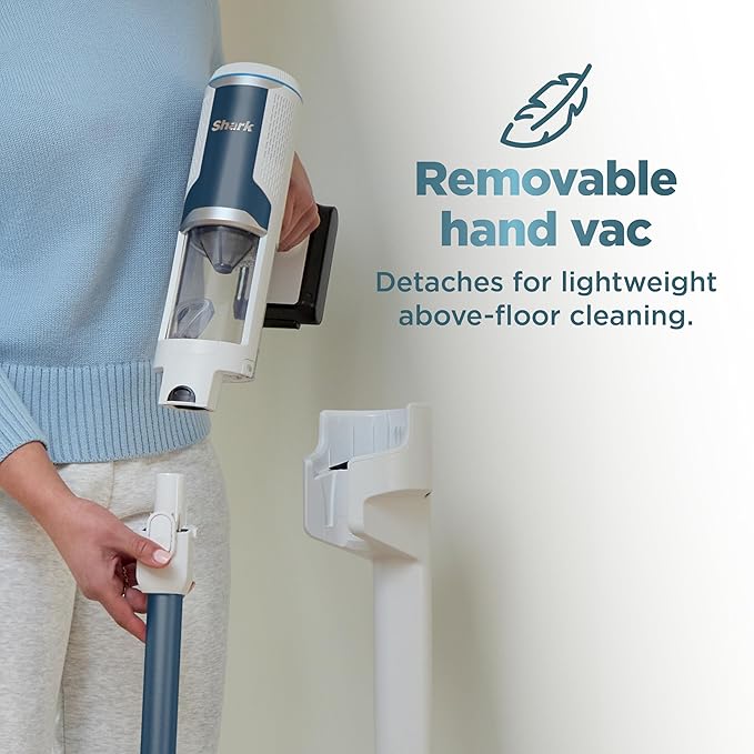Shark Clean &amp Empty Cordless Stick Vacuum – Lightweight Cordless Vacuum with Auto-Empty System HEPA Filter Portable Rechargeable Exclusive Motorized Hand Tool for Pet Hair BU3523