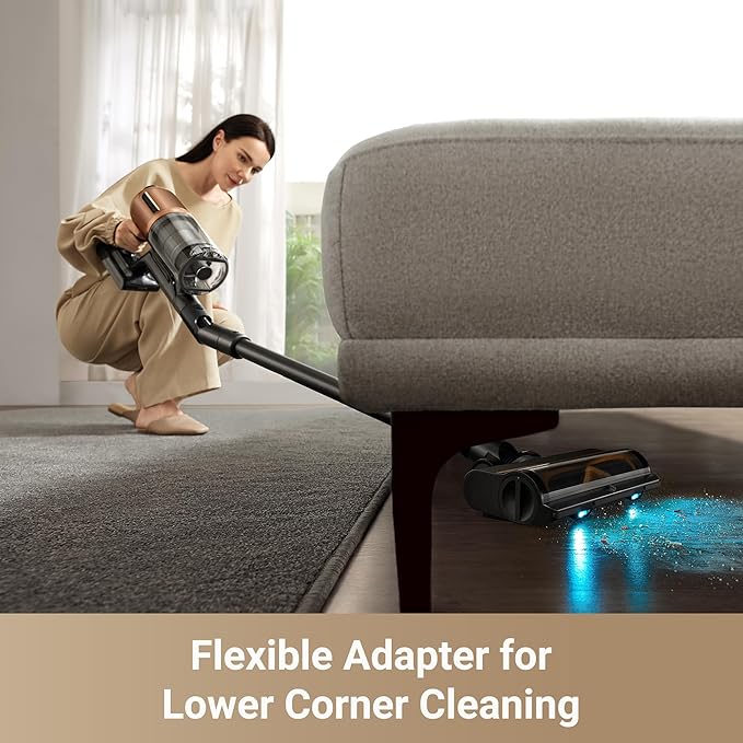 DREAME Z20 Cordless Vacuum Cleaner Smart Vacuum Cleaner with 250AW Powerful Suction Up to 90 Minutes Runtime Versatile for All Surfaces Handheld Feature for Hard Floors Carpets &amp Sofas