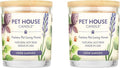 Pet House Candles Plant-Based Long Lasting Pet Friendly Candles for Home 60 Hour Burn Time - Herb Garden 9 oz 2 Pack
