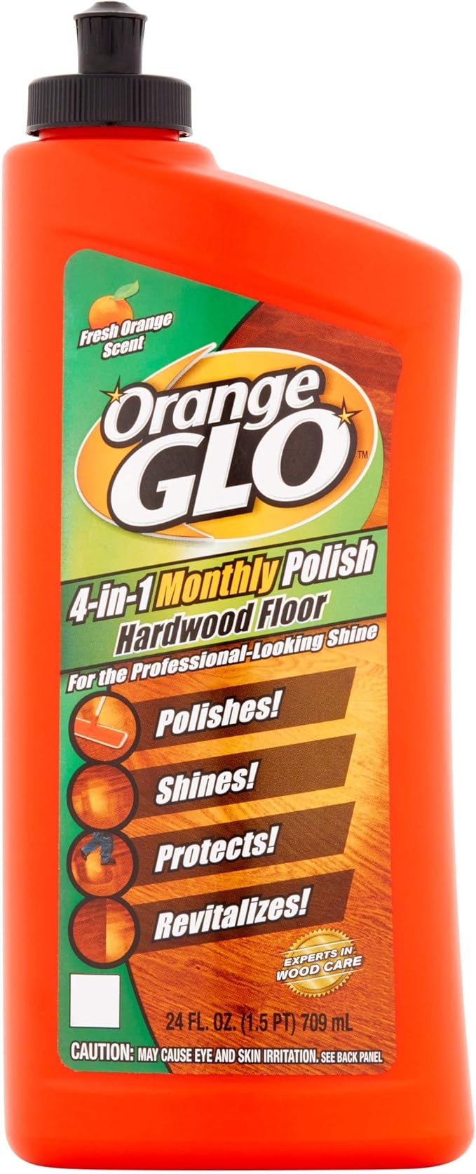 ORANGE GLO Hardwood Floor 4-in-1 Monthly Polish 24 fl. oz. (3 Pack)