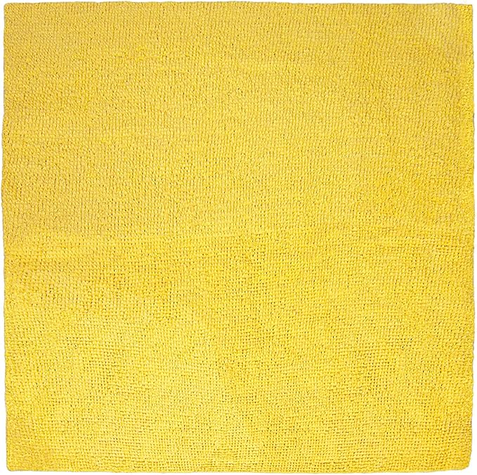 Eurow 200GSM Microfiber Cleaning and Drying Cloths with Dispenser Box Reusable Streak-Free Scratch-Free Ultra Absorbent Edgeless for All Surface Types 12x12in 50-Pack Yellow